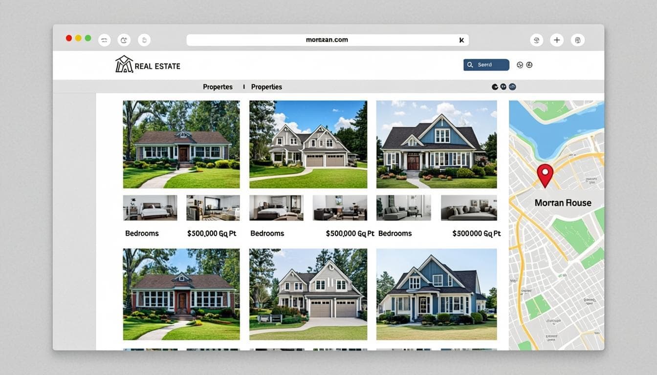 Página web para inmobiliaria en Marbella con buscador de propiedades