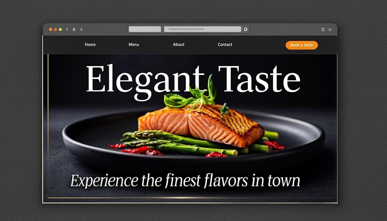 Página web profesional para restaurante en Málaga con carta digital y reservas online